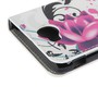 Schutzh�lle Handytasche (Flip Quer) f�r Handy Wiko Darkmoon Motiv Blume