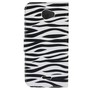 Schutzhlle Handytasche (Flip Quer) fr Handy Wiko Barry Zebra Muster