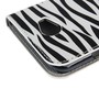 Schutzhlle Handytasche (Flip Quer) fr Handy Wiko Barry Zebra Muster