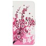 Schutzh�lle Handytasche (Flip Quer) f�r Handy Wiko Barry Winter Blumen