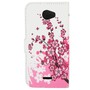 Schutzh�lle Handytasche (Flip Quer) f�r Handy Wiko Barry Winter Blumen