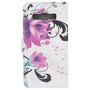 Schutzhlle Handytasche (Flip Quer) fr Handy Samsung Galaxy A3 A300F Blume