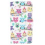 Schutzh�lle Handytasche (Flip Quer) f�r Handy Samsung Galaxy A5 A500F Bunte Eulen Party