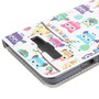Schutzh�lle Handytasche (Flip Quer) f�r Handy Samsung Galaxy A5 A500F Bunte Eulen Party