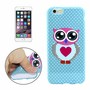 Schutzh�lle Handytasche Etuis TPU f�r Handy Apple iPhone 6 Plus Motiv Dicke Eule mit Herz