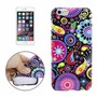 Schutzh�lle Handytasche Etuis TPU f�r Handy Apple iPhone 6 Plus Motiv Buntes Muster Abstrakt