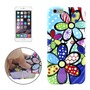 Schutzh�lle Handytasche Etuis TPU f�r Handy Apple iPhone 6s Plus Motiv Bunte Blumen