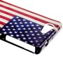 Schutzh�lle Handytasche Etuis TPU f�r Handy Sony Xperia Z3 Compact Retro Fahne USA
