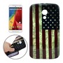 Schutzh�lle Handytasche Etuis TPU f�r Handy Motorola Moto G2 Motiv Retro Fahne USA