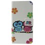 Schutzh�lle Handytasche (Flip Quer) f�r Handy Apple iPhone 6 Plus Verliebtes Eulen Paar