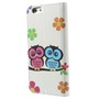 Schutzh�lle Handytasche (Flip Quer) f�r Handy Apple iPhone 6 Plus Verliebtes Eulen Paar