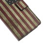 Schutzh�lle Handytasche (Flip Quer) f�r Handy Huawei Ascend Y330 Retro Fahne USA