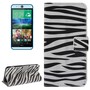 Handyh�lle Tasche f�r Handy HTC Desire Eye Motiv Zebra
