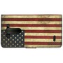 Handyh�lle Tasche f�r Handy LG Electronics G3 S Motiv Retro Fahne USA