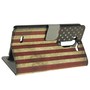 Handyh�lle Tasche f�r Handy LG Electronics G3 S Motiv Retro Fahne USA