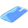 Handyh�lle TPU-Schutzh�lle f�r HTC One E8 Blau