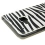 Handyh�lle Tasche f�r Handy HTC One M9 Zebra Streifen