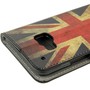 Handyh�lle Tasche f�r Handy HTC One M9 Retro Fahne England