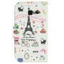 Handyh�lle Tasche f�r Handy Samsung Galaxy Trend Lite Paris Eiffelturm