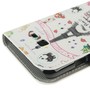 Handyh�lle Tasche f�r Handy Samsung Galaxy Trend Lite Paris Eiffelturm