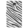 Handyh�lle Tasche f�r Handy Sony Xperia E4 Zebra Streifen
