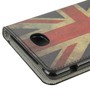 Handyh�lle Tasche f�r Handy Sony Xperia E4 Retro Fahne England