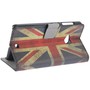 Handyh�lle Tasche f�r Handy Microsoft Lumia 535 Retro Fahne England