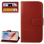 Schutzh�lle Handytasche (Flip Quer) f�r Handy Samsung Galaxy S6 Braun
