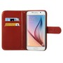 Schutzh�lle Handytasche (Flip Quer) f�r Handy Samsung Galaxy S6 Braun