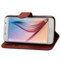 Schutzh�lle Handytasche (Flip Quer) f�r Handy Samsung Galaxy S6 Braun
