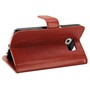 Schutzh�lle Handytasche (Flip Quer) f�r Handy Samsung Galaxy S6 Braun
