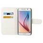 Schutzh�lle Case Handytasche (Flip Quer) f�r Case Handy Samsung Galaxy S6 Wei�