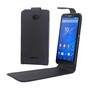 Handyh�lle Schutztasche f�r Handy Sony Xperia E4 Flipcase Schwarz