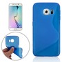 Handyh�lle TPU Case f�r Handy Samsung Galaxy S6 Edge SM-G925 Blau
