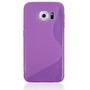 Handyh�lle TPU Case f�r Handy Samsung Galaxy S6 Edge SM-G925 Lila / Violett