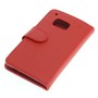 OTB Tasche (Kunstleder) f�r HTC One M9 Bookstyle Rot