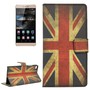 Handyh�lle Tasche f�r Handy Huawei P8 Retro Fahne England / UK