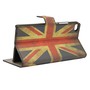 Handyh�lle Tasche f�r Handy Huawei P8 Retro Fahne England / UK