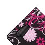 Handyhlle Tasche fr Handy Sony Xperia Z4 Compact Schmetterlinge Schwarz / Pink