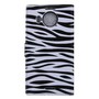 Handyh�lle Tasche f�r Handy Microsoft Lumia 950 XL Zebra Streifen