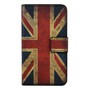 Handyh�lle Tasche f�r Handy Microsoft Lumia 950 XL Retro Fahne England / UK