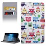 Handyh�lle Tasche f�r Handy Microsoft Lumia 950 Eulen Party