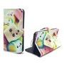 Handyh�lle Tasche f�r Handy ZTE Blade V6 Schriftzug Marshmallows