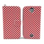 Handyh�lle Tasche f�r Handy Acer Liquid Z330 Polka Dot Rot