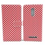 Handyh�lle Tasche f�r Handy Xiaomi Redmi Note 3 Polka Dot Rot