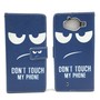 Handyh�lle Tasche f�r Handy Microsoft Lumia 950 Dont Touch my Phone