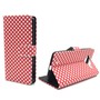 Handyh�lle Tasche f�r Handy Microsoft Lumia 950 Polka Dot Rot