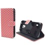 Handyh�lle Tasche f�r Handy Samsung Galaxy S5 Active Polka Dot Rot
