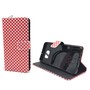 Handyh�lle Tasche f�r Handy Samsung Galaxy S6 Edge Plus Polka Dot Rot