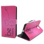 Handyhlle Tasche fr Handy Samsung Galaxy S6 Edge Plus Be Happy Pink